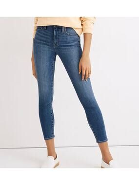 MADEWELL Curvy High Rise Skinny Crop Jeans 26 Petite